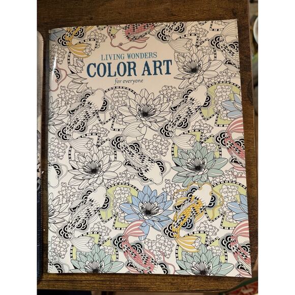 Living Wonders Color Art for Everyone by Leisure Arts, 24 pages , Mental Health - Picture 1 of 8